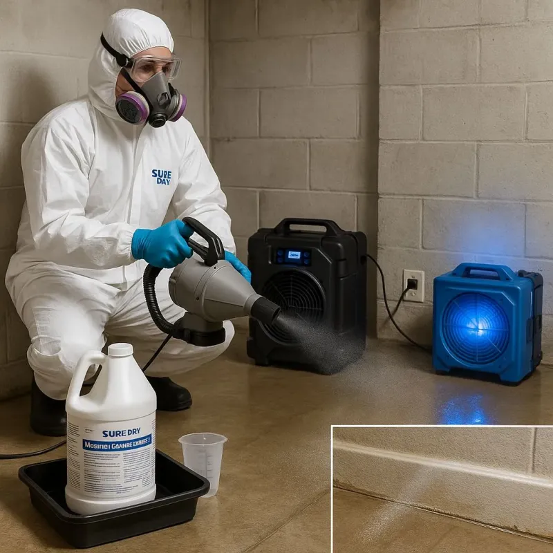 Sanitization and Odor Removal process in Sanborn, NY