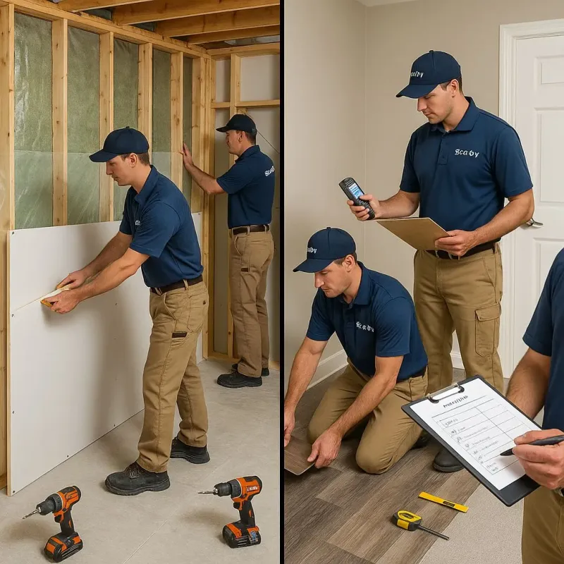 Repairs and Reconstruction process in Sanborn, NY